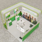 Booth Island 3x3m - IB4 Studio